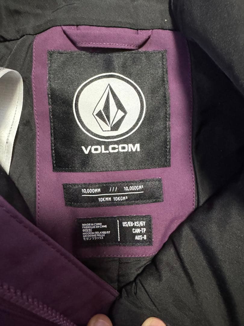 volcom 子供用スノーボードウエア　ビブパンツ　6y