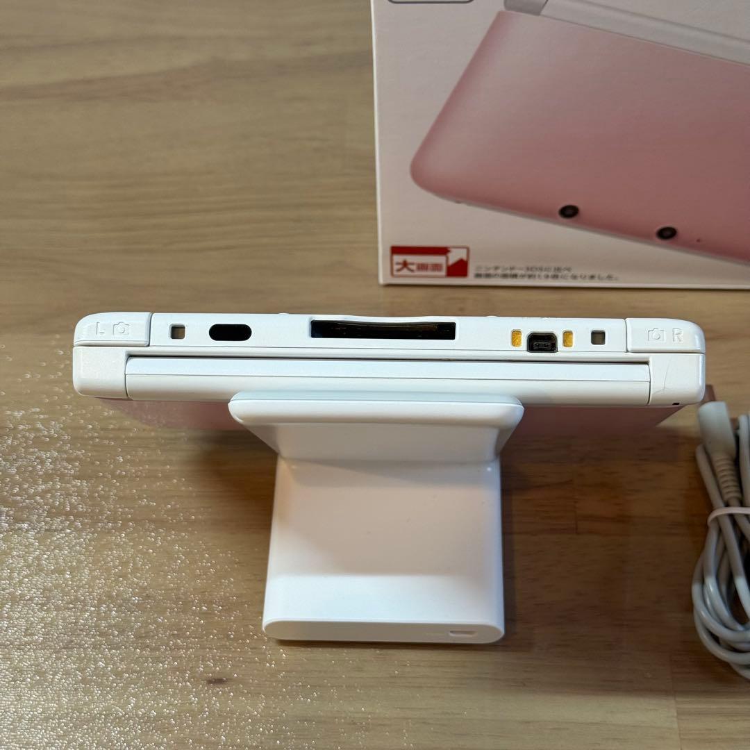 7-121 ニンテンドー3DS LL ピンク×ホワイト 箱付き