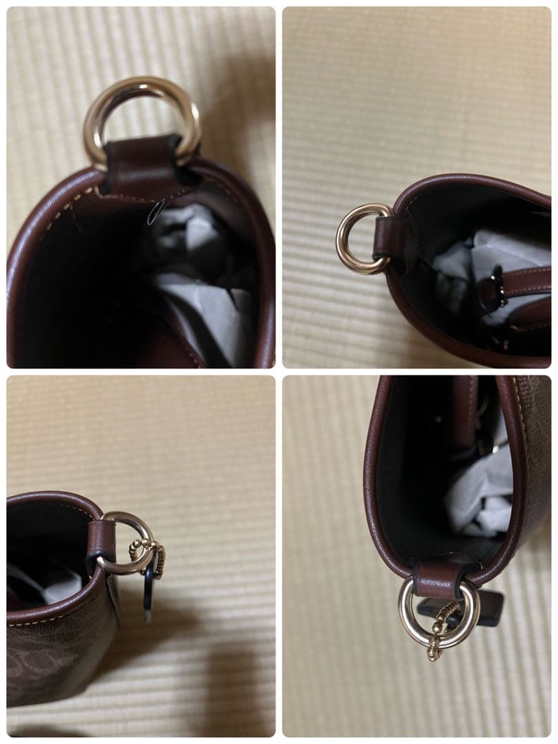 COACH シティ ラージ バケット バッグ・シグネチャー キャンバス