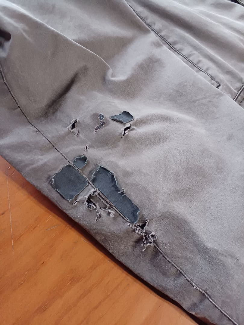 バブアー　ビデイル　98年製　イングランド製　ブラック　オイル抜きグレー