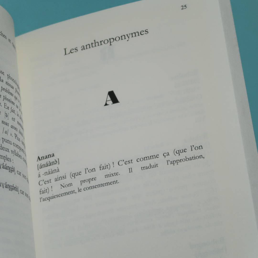 Dictionnaire des noms propres punu　プヌ語辞典