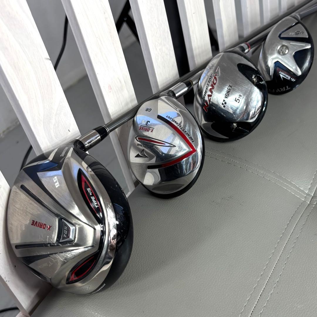 本格派　メンズゴルフクラブ　15本　フルセット　お試しセット　ゴルフセット