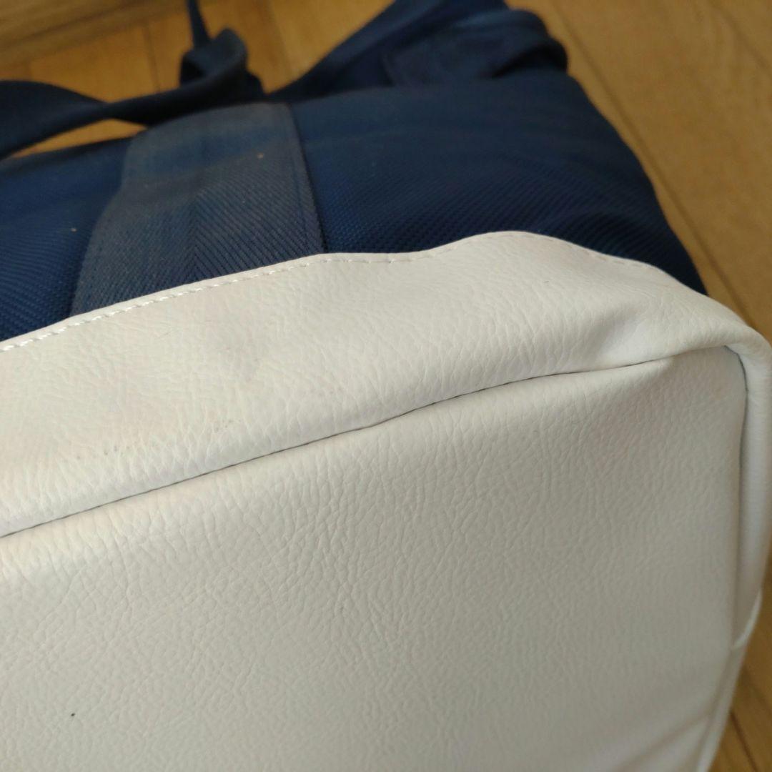 【TravisMathew】トートバッグ ネイビー×ホワイト