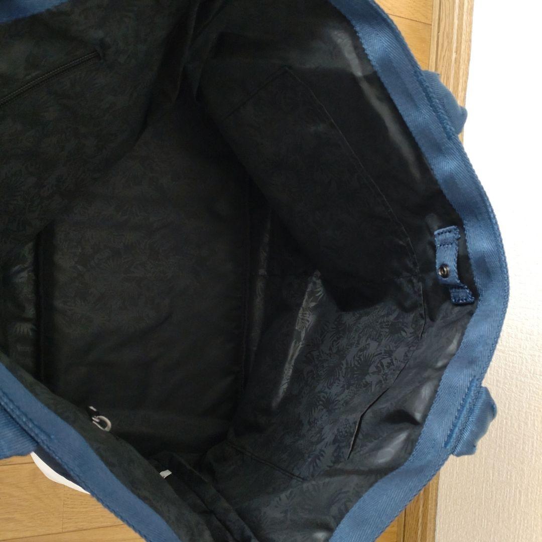 【TravisMathew】トートバッグ ネイビー×ホワイト