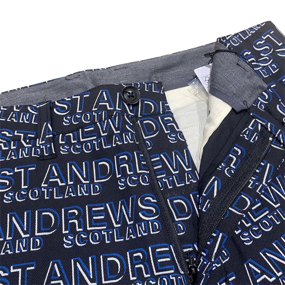 【未使用】定価2.3万円 St.andrews ゴルフパンツ ネイビー メンズ