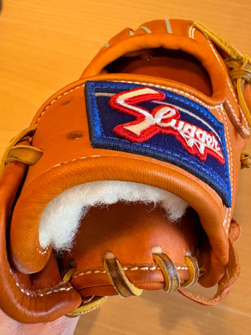 久保田スラッガー 軟式グラブ（KSN-L7S 内野手) 右投げ オレンジ