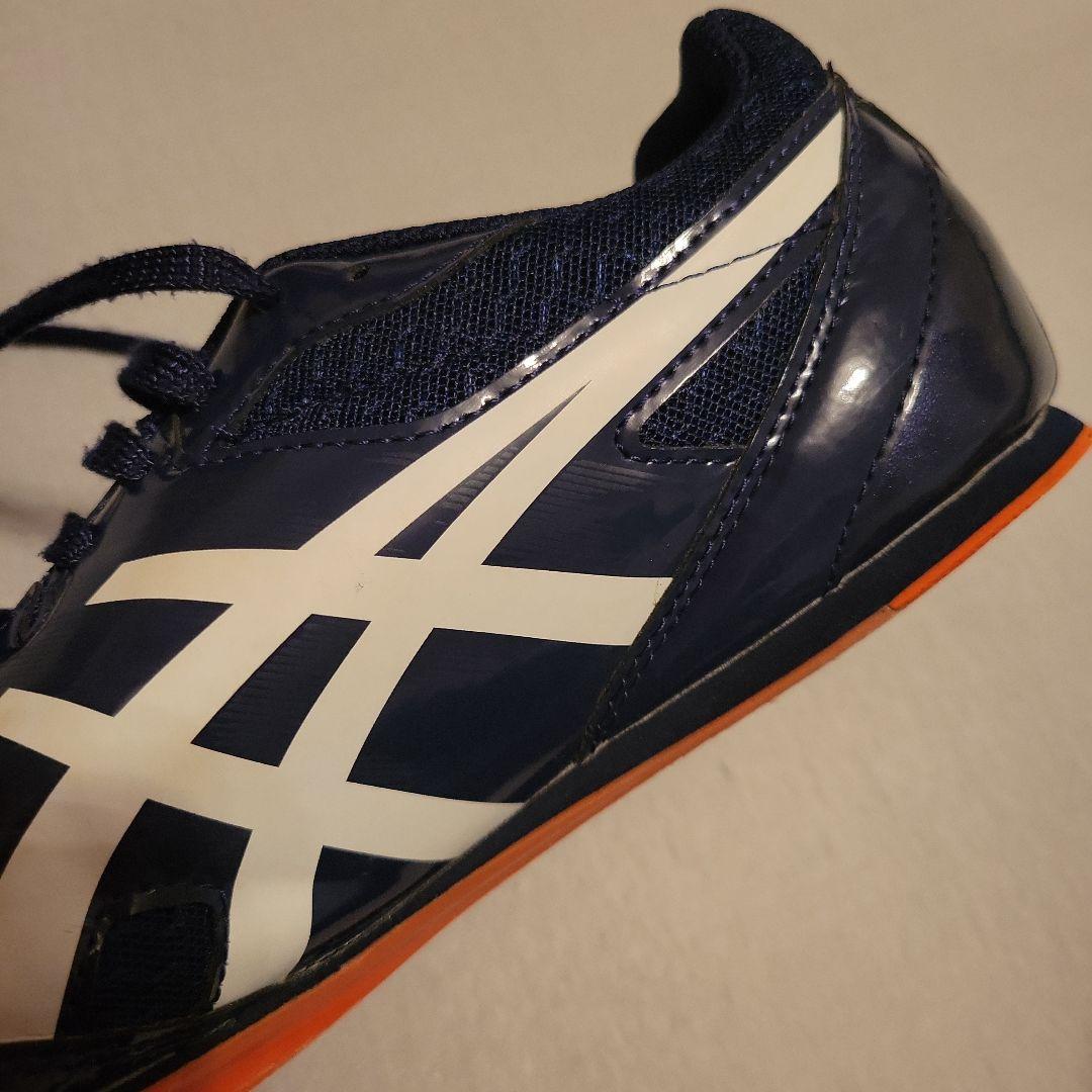 大幅お値下げ‼️【極美品】asics エフォート　スパイクシューズ　紺28センチ