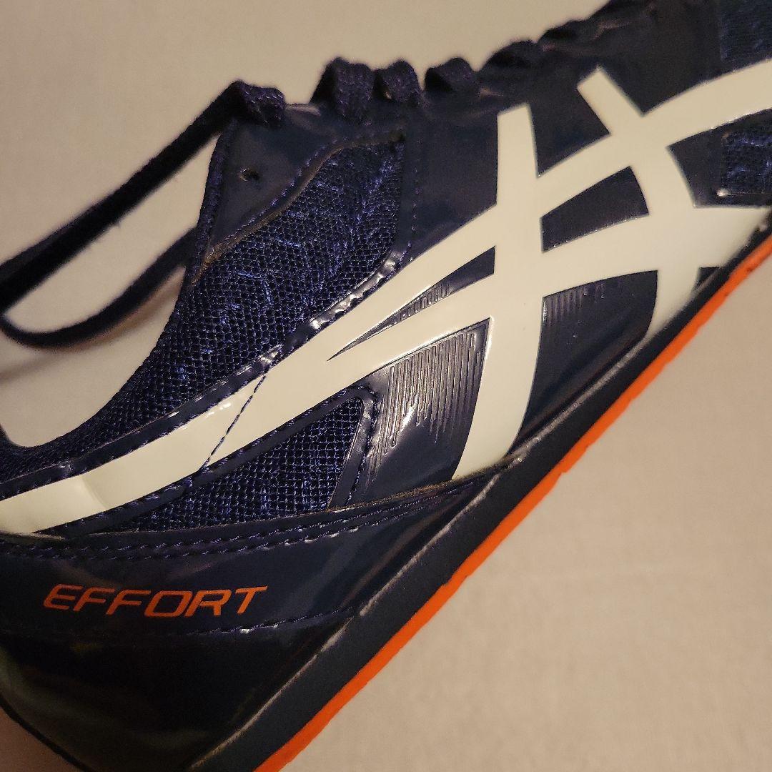 大幅お値下げ‼️【極美品】asics エフォート　スパイクシューズ　紺28センチ