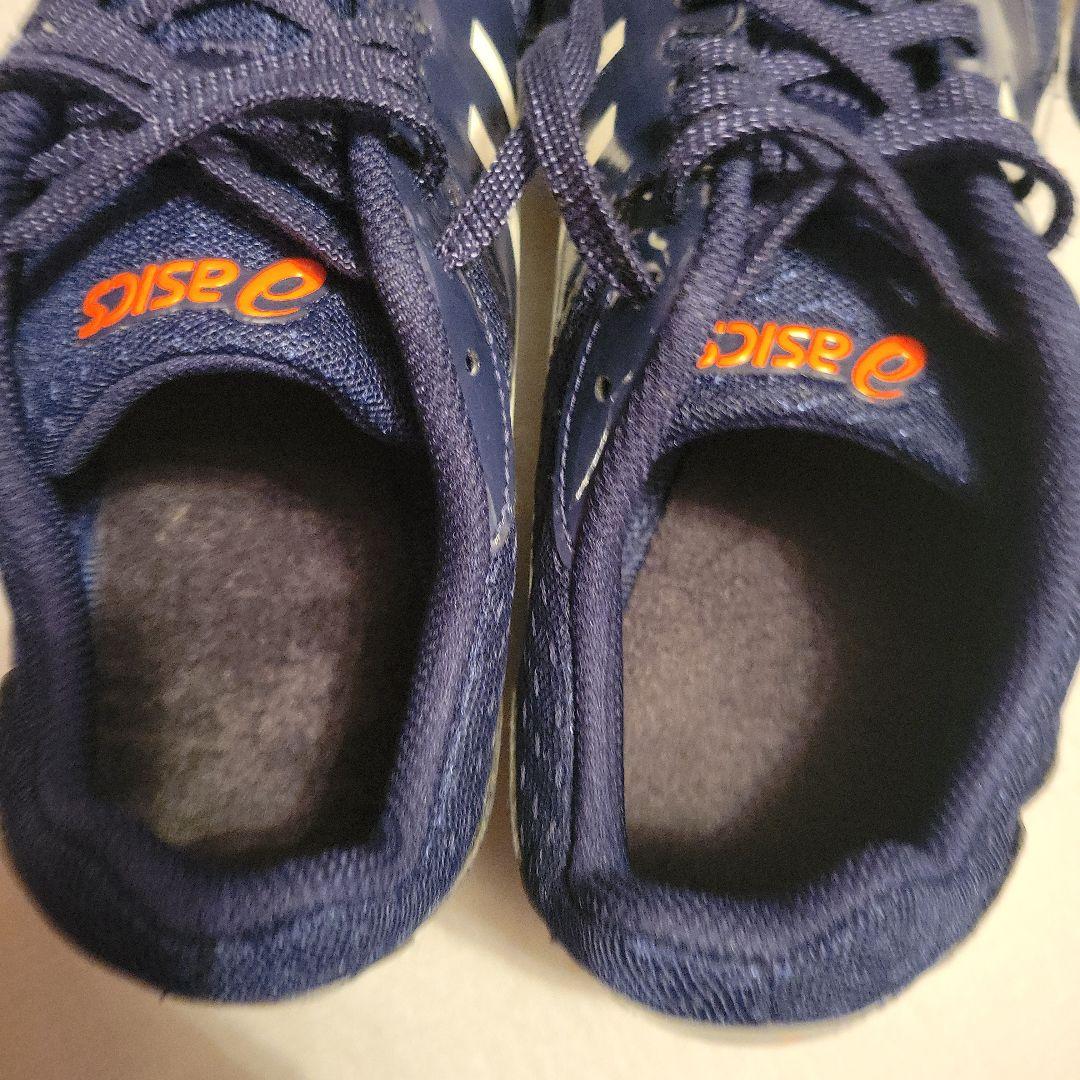 大幅お値下げ‼️【極美品】asics エフォート　スパイクシューズ　紺28センチ