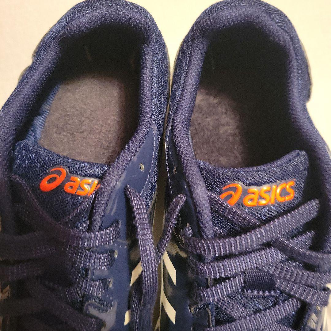 大幅お値下げ‼️【極美品】asics エフォート　スパイクシューズ　紺28センチ