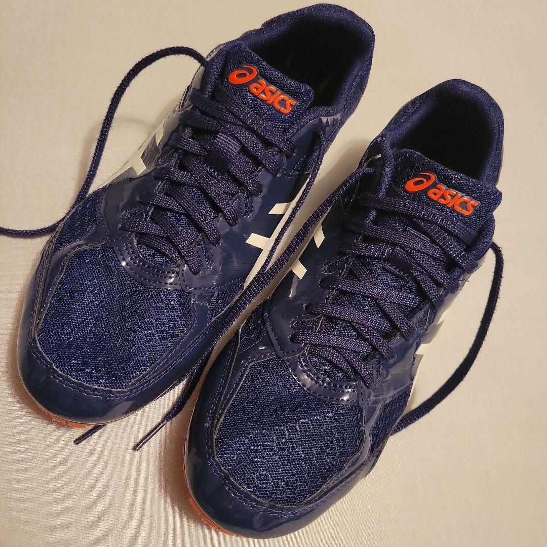 大幅お値下げ‼️【極美品】asics エフォート　スパイクシューズ　紺28センチ
