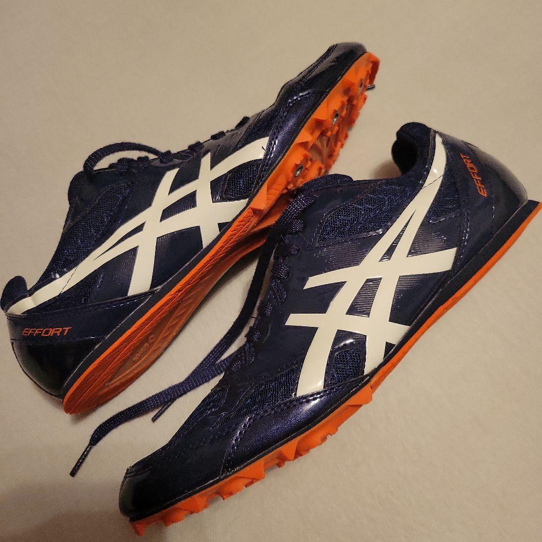 大幅お値下げ‼️【極美品】asics エフォート　スパイクシューズ　紺28センチ