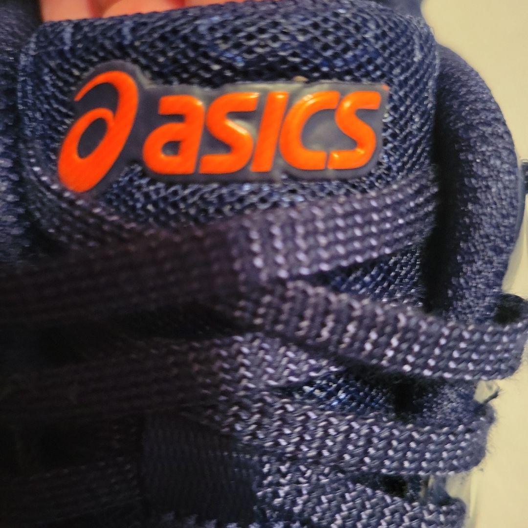 大幅お値下げ‼️【極美品】asics エフォート　スパイクシューズ　紺28センチ