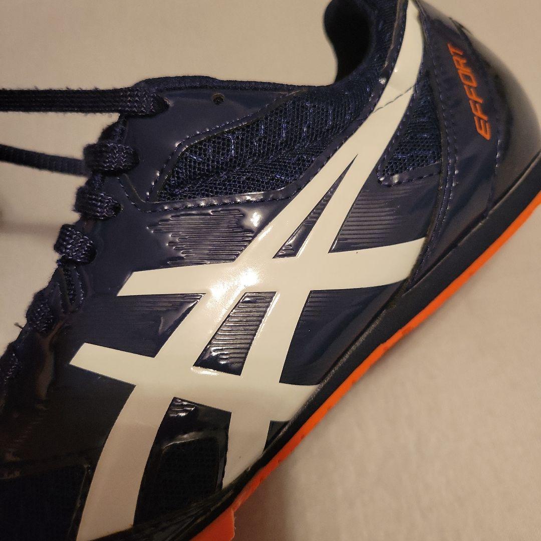 大幅お値下げ‼️【極美品】asics エフォート　スパイクシューズ　紺28センチ