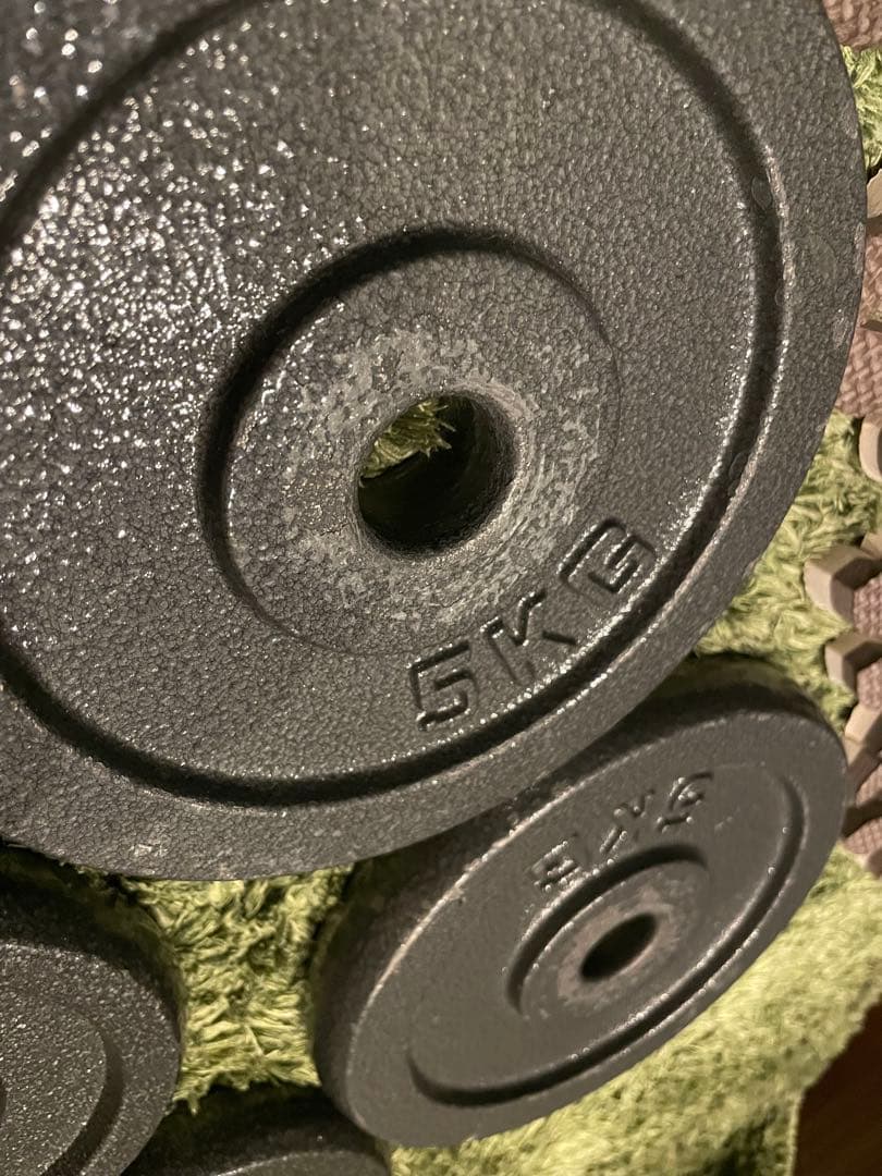 40kg キャストアイアン ダンベルセット 美品 筋トレ