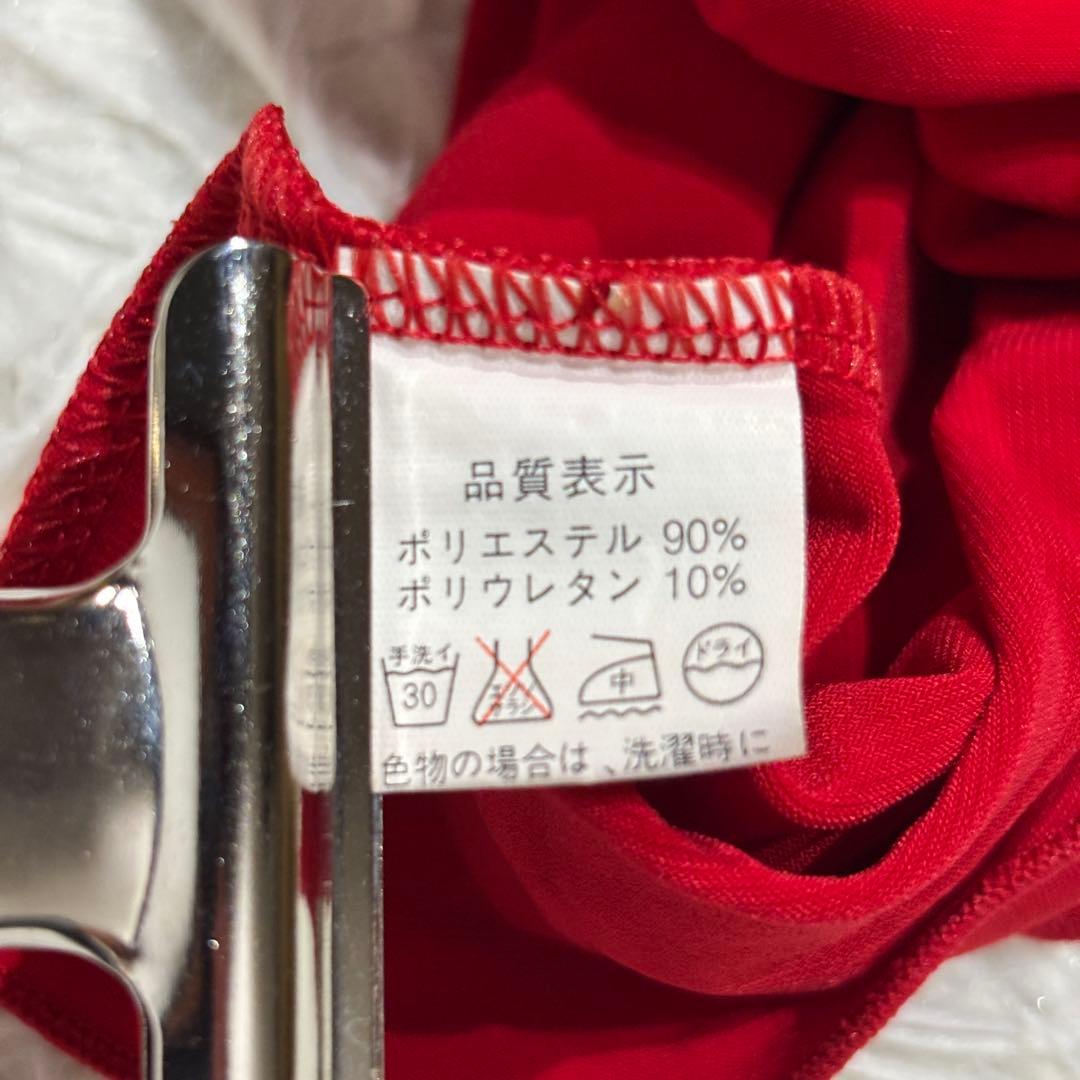 【美品】デザイナーズ 昭和レトロ　セットアップ　レッドドレス