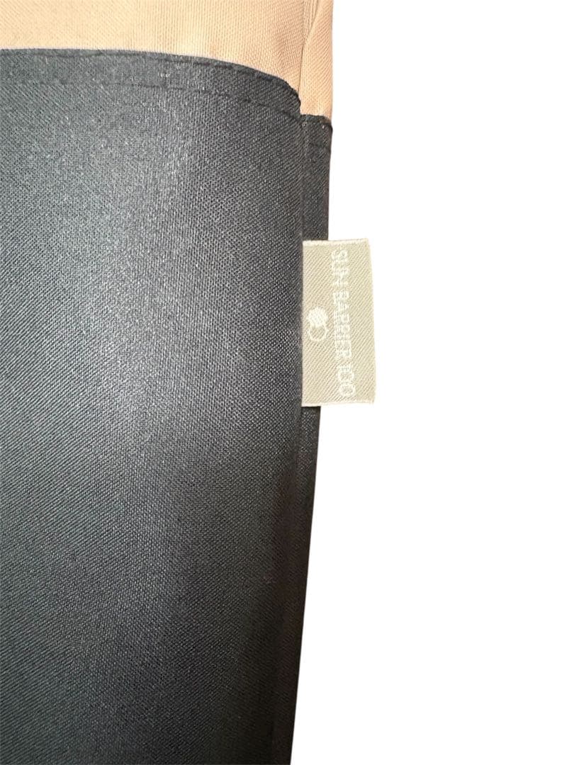 SUN BARRIER 100 折りたたみ傘 黒/ピンク