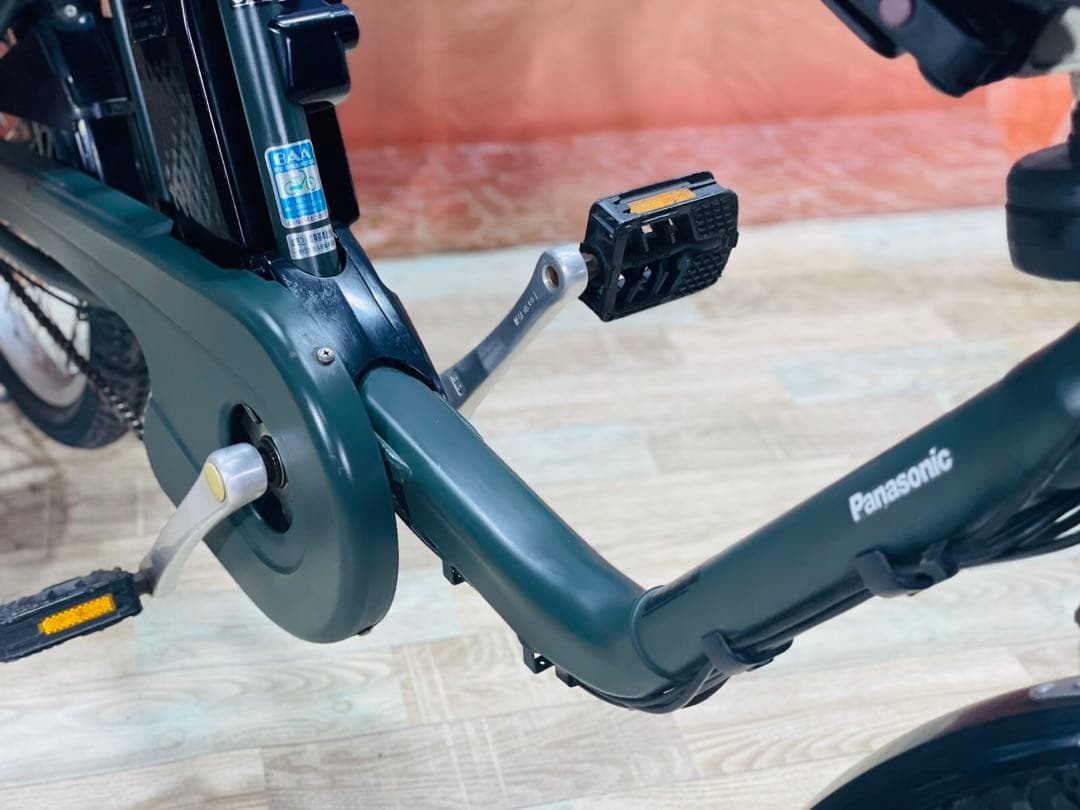 半年保証ギュット2018年！⭐️12AHパナソニック子供乗せ電動アシY2492