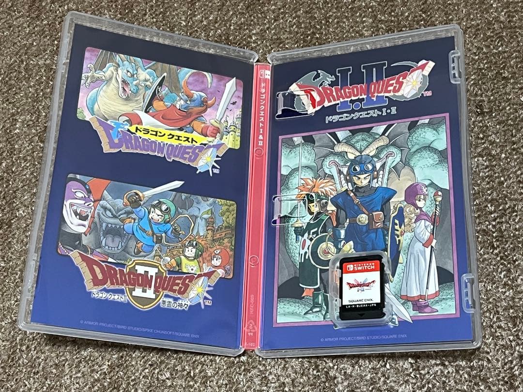 Switch版 ドラゴンクエスト1＆2・3 収納ボックス　マウスパッド２種類