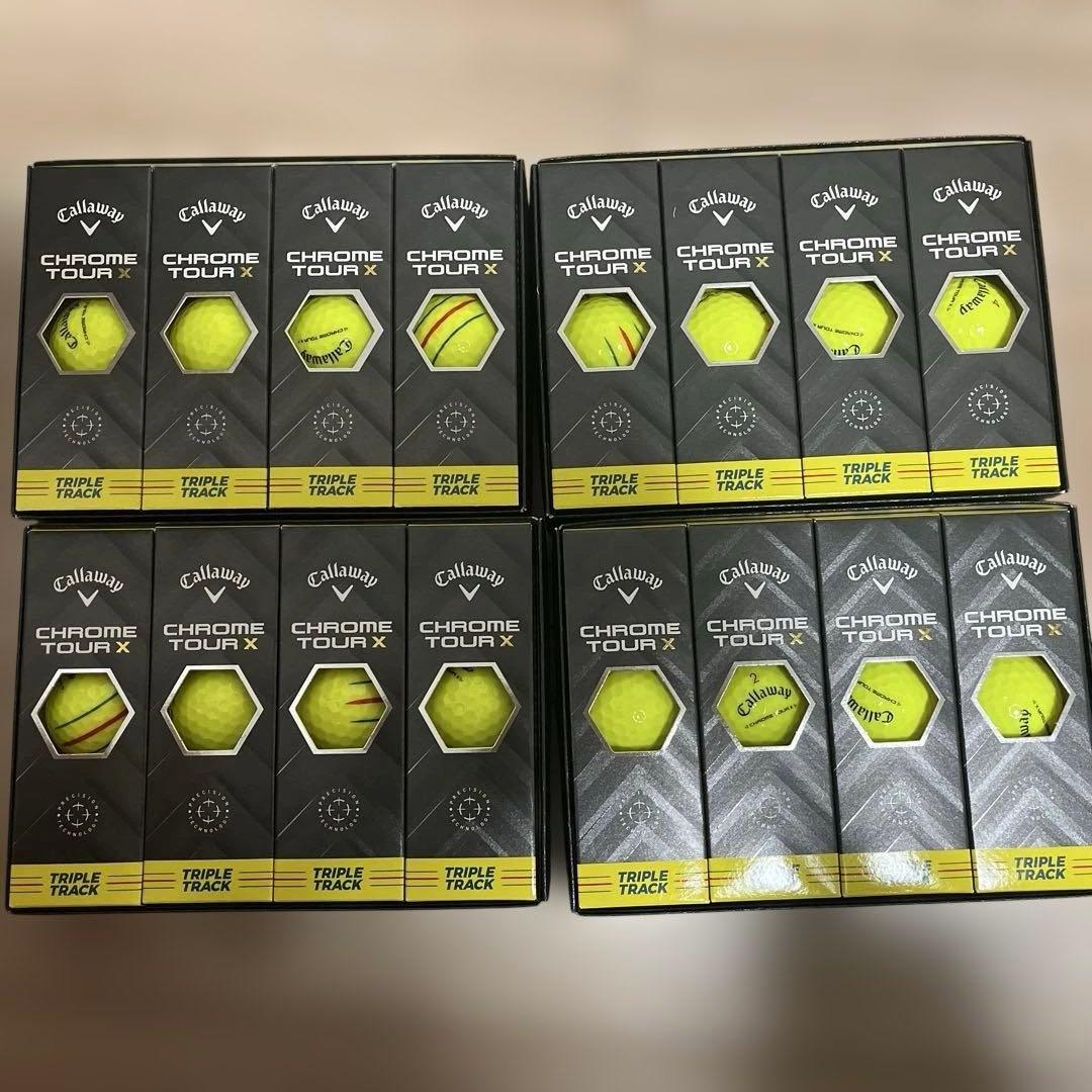 ゴルフボール CHROME TOURXYLW24TRIPLE TRACK 48球