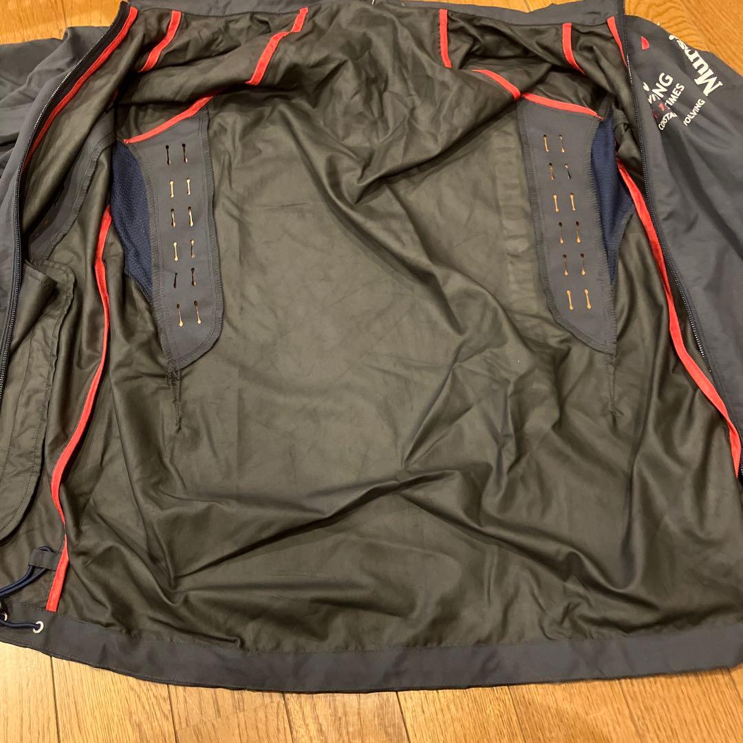 マンシングウェア ロゴプリント フルジップ UVカット ゴルフウェア メンズ