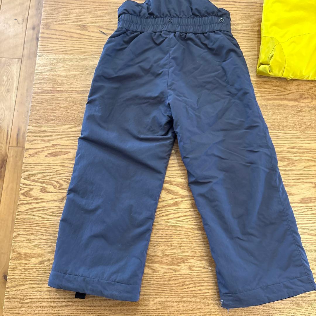 mont-bell 子ども用 イエロー ウェアセット