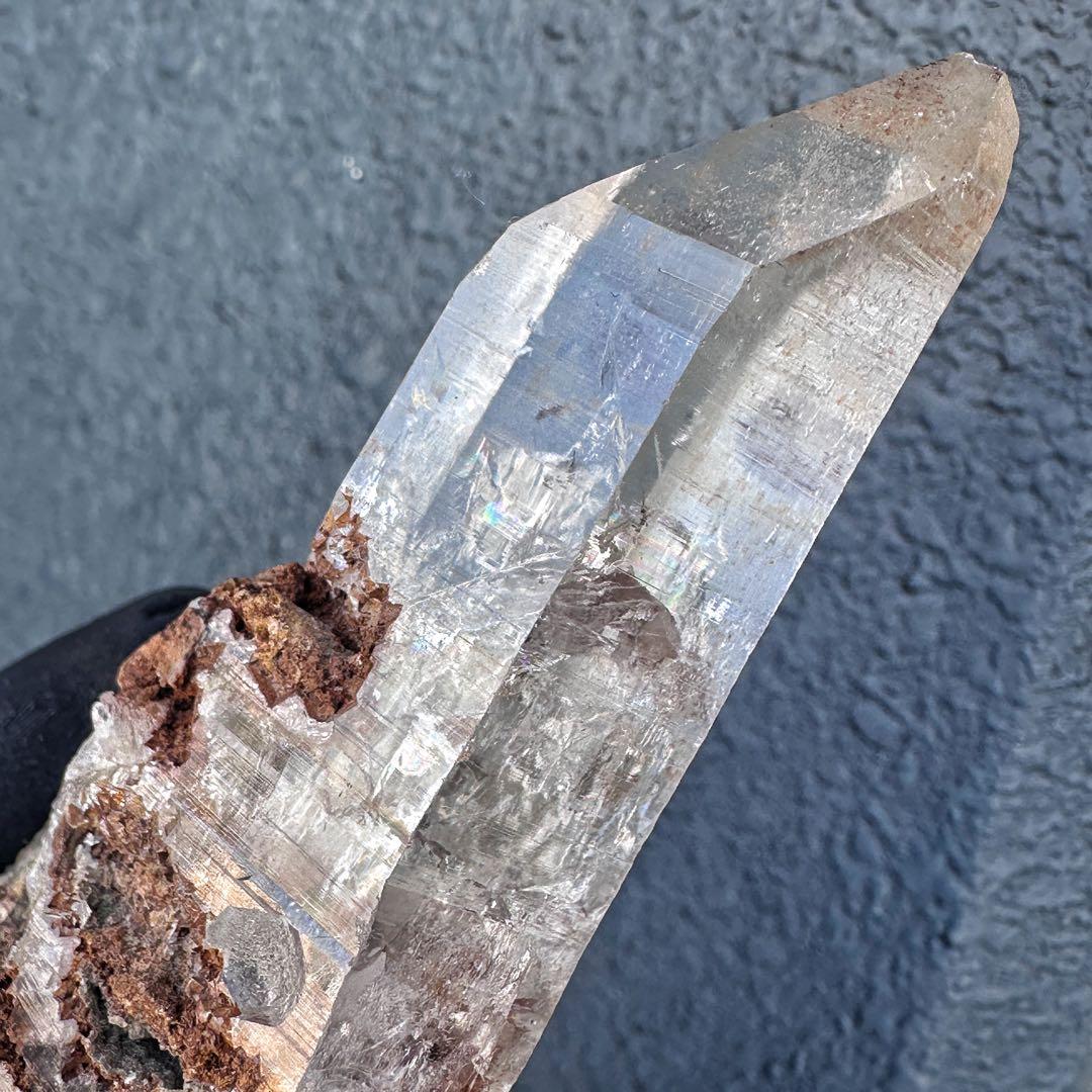 希少高透明度❗️マニカラン産レインボー☆ヒマラヤ水晶クラスター強いパワーA1524