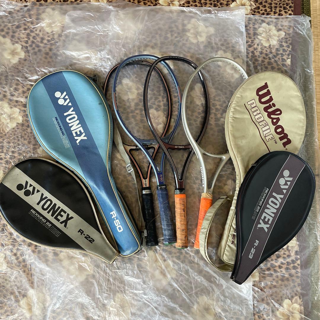 YONEX R50 R22 R23 Wilson 4本セット テニスラケット