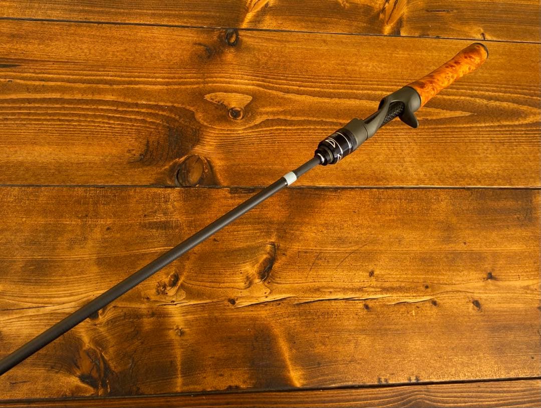 トラウトロッド　ウッド調　625UL 524UL ベイトロッド　パックロッド