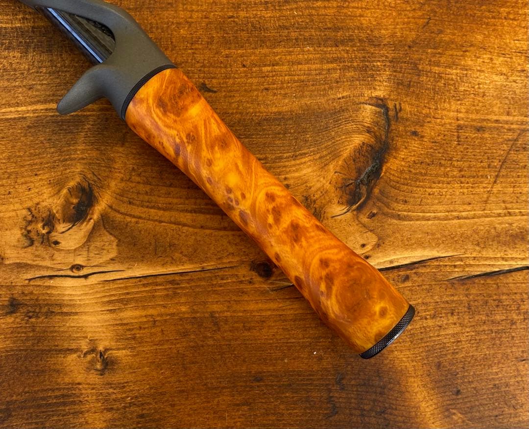 トラウトロッド　ウッド調　625UL 524UL ベイトロッド　パックロッド