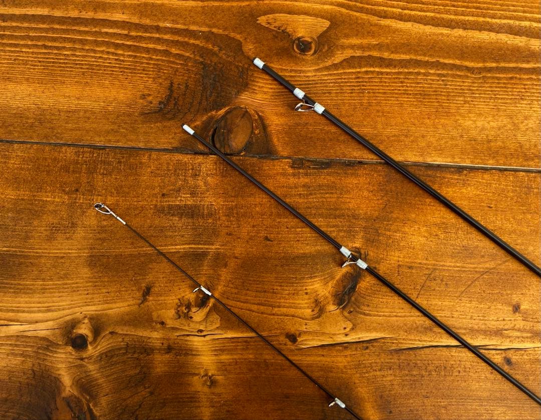 トラウトロッド　ウッド調　625UL 524UL ベイトロッド　パックロッド