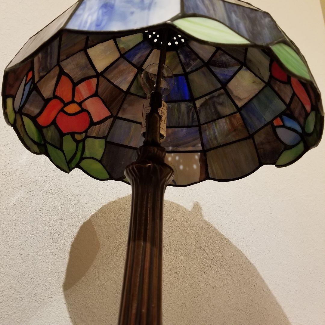 ステンドグラス テーブルランプグラデション ハンドメイド品