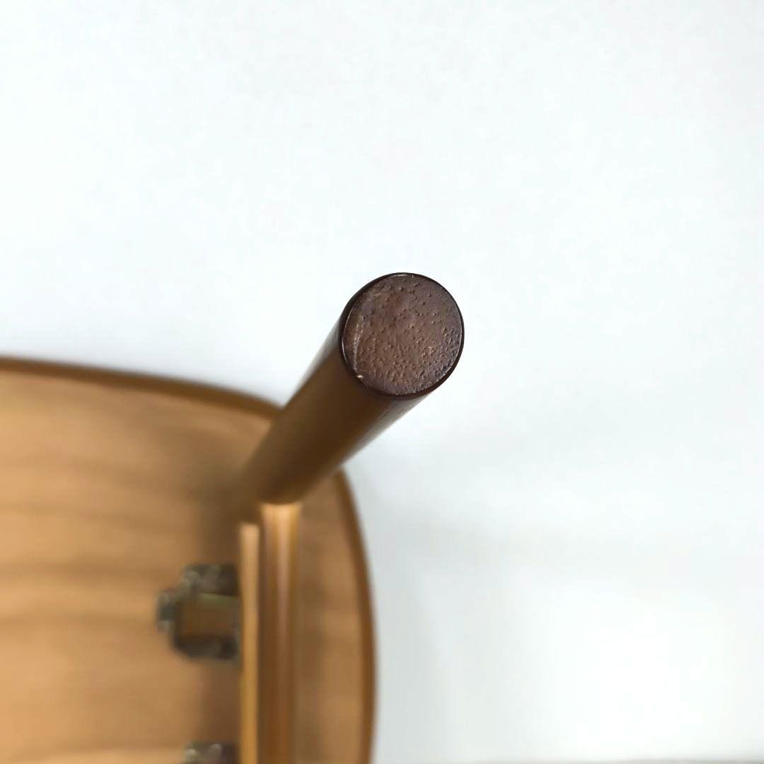 ✨極美品✨ 不二貿易 折れ脚センターテーブル ノルン 棚あり 折り畳み 茶色