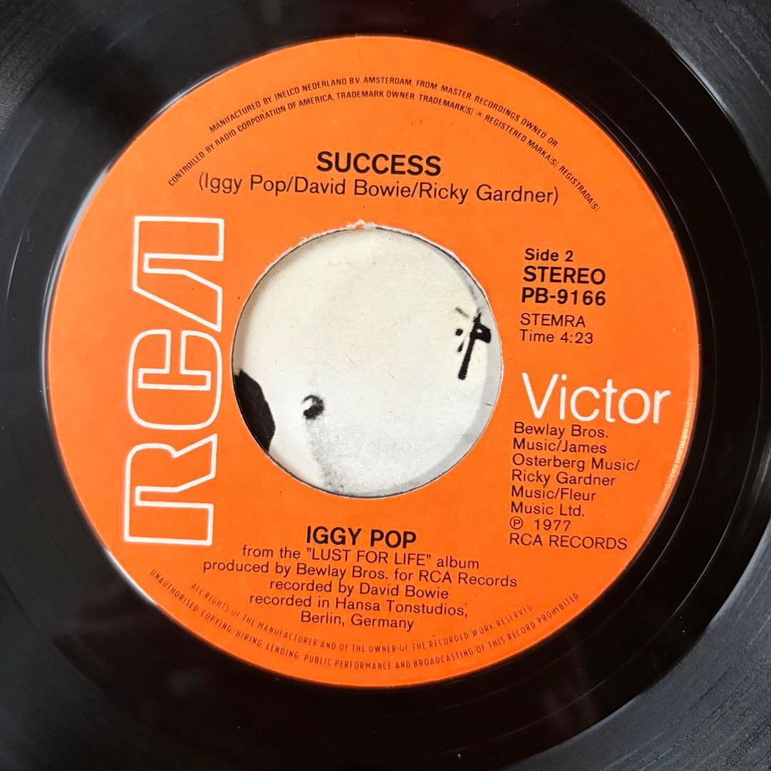 人気・希少【Iggy Pop・Lust For Life】7インチ