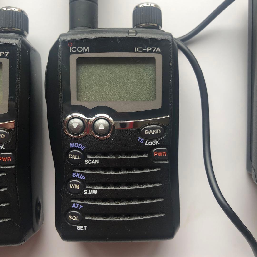 【ジャンク品】ICOM IC-P7A トランシーバー 2台セット