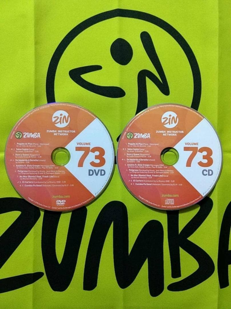 ZUMBA　ズンバ　 CD ＆ DVD 20枚セット　ZIN71 ～ ZIN80