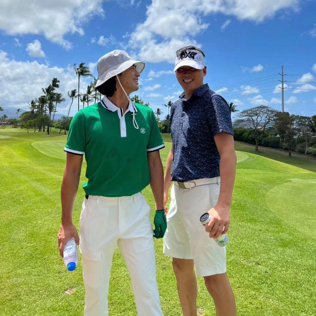 新品未使用 ゴルフ G/FORE ジーフォア メンズ シャツ 半袖 Mサイズ