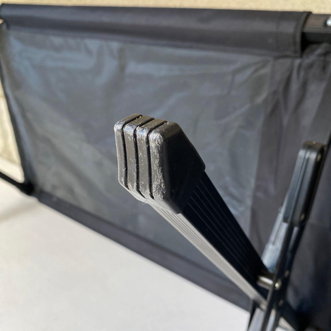 DVERG ドベルグ 折り畳み式コット ブラック 収納袋付き ミニマル