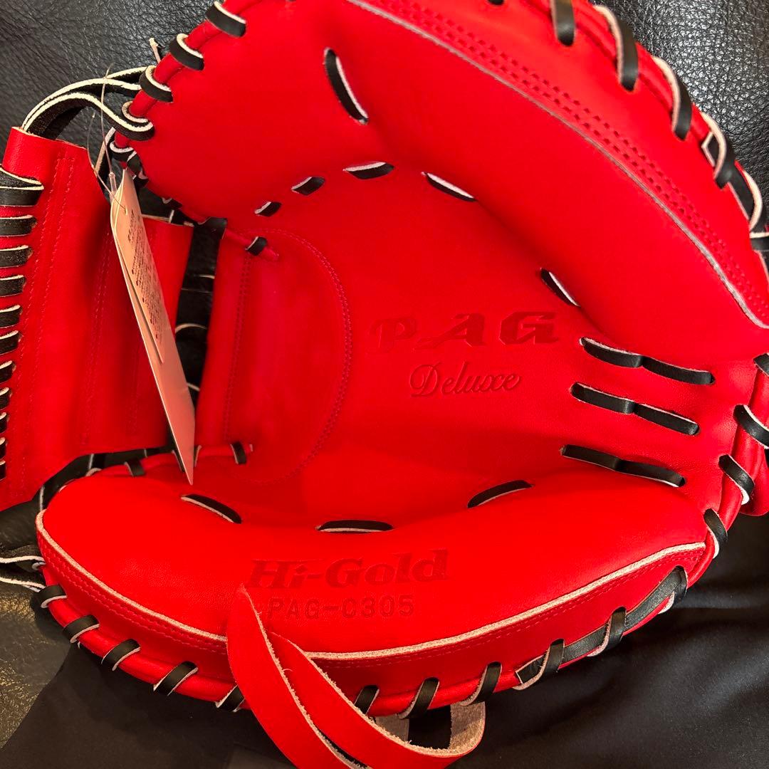 新品　硬式 ハイゴールド　キャッチャーミット　ミズノプロ　ハタケヤマ　zett