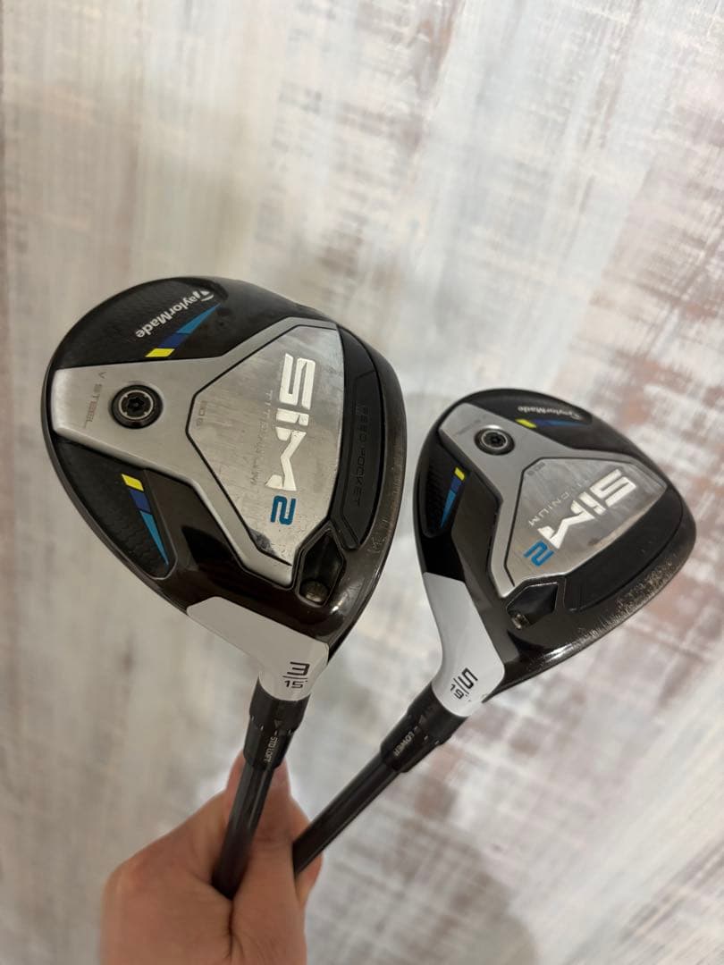 sim2 フェアウェイウッド 3wと5w 2本セット‼️