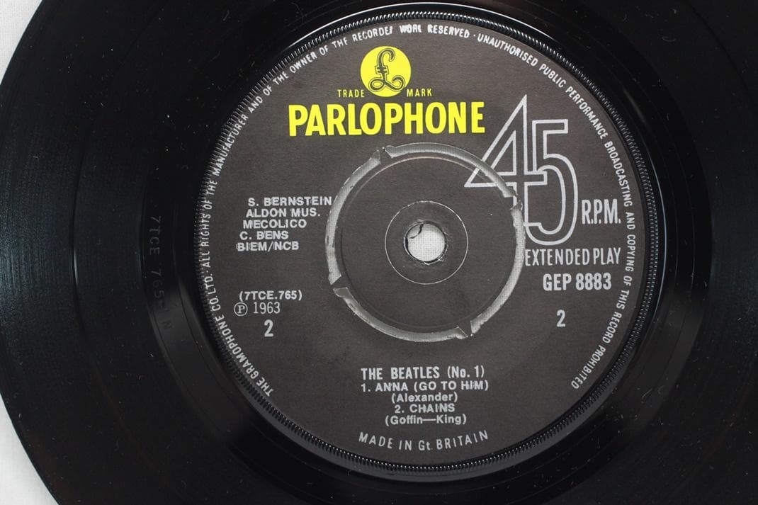 The Beatles The Beatles' No.1 EP UK版mono