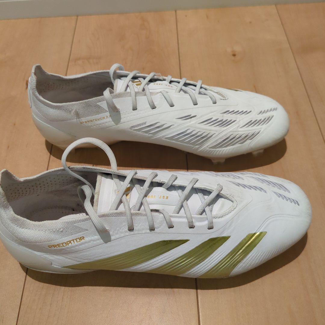 adidas Predator サッカーシューズ ホワイト/ゴールド