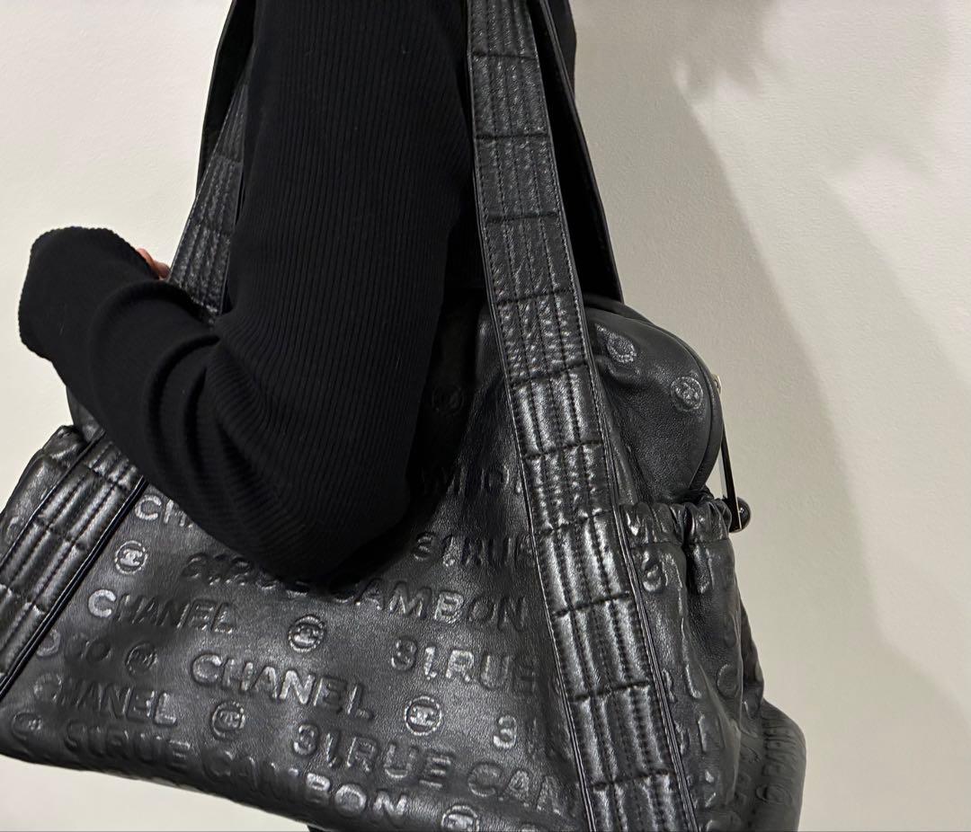 シャネル　アンリミテッド　ミニボストンバッグ