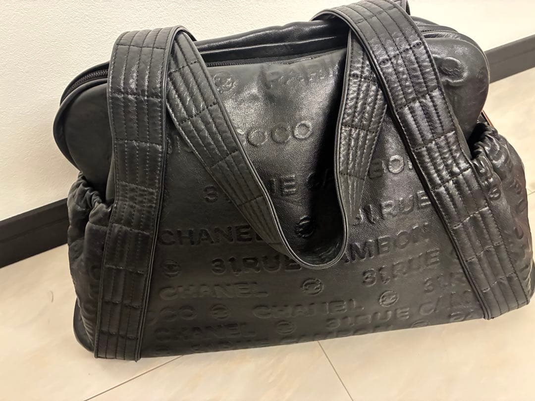 シャネル　アンリミテッド　ミニボストンバッグ