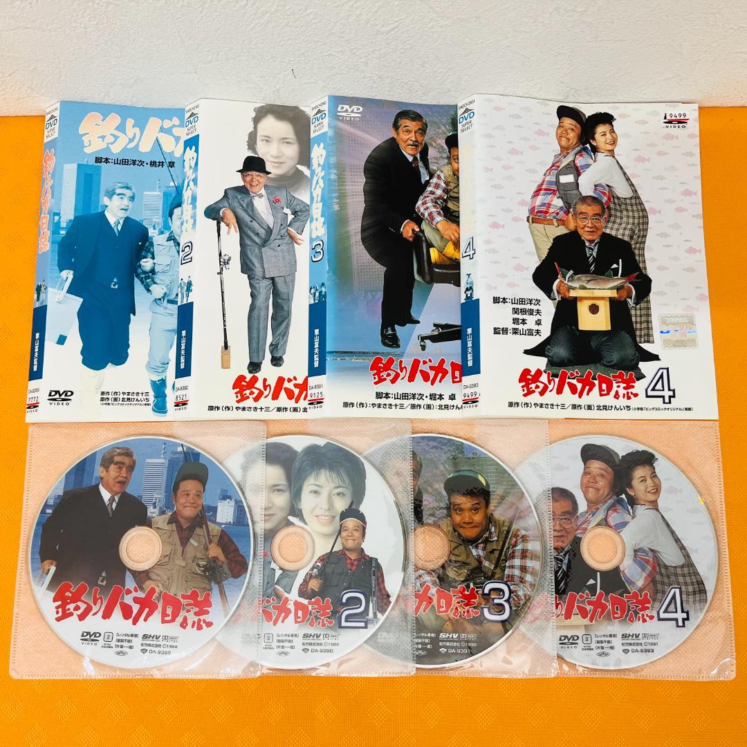 『釣りバカ日誌』計21巻セット レンタル使用済DVD