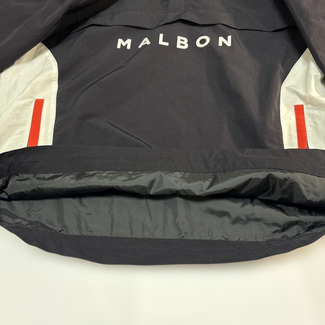 マルボンゴルフ風 アノラックパーカー ハーフジップ ブラック XL