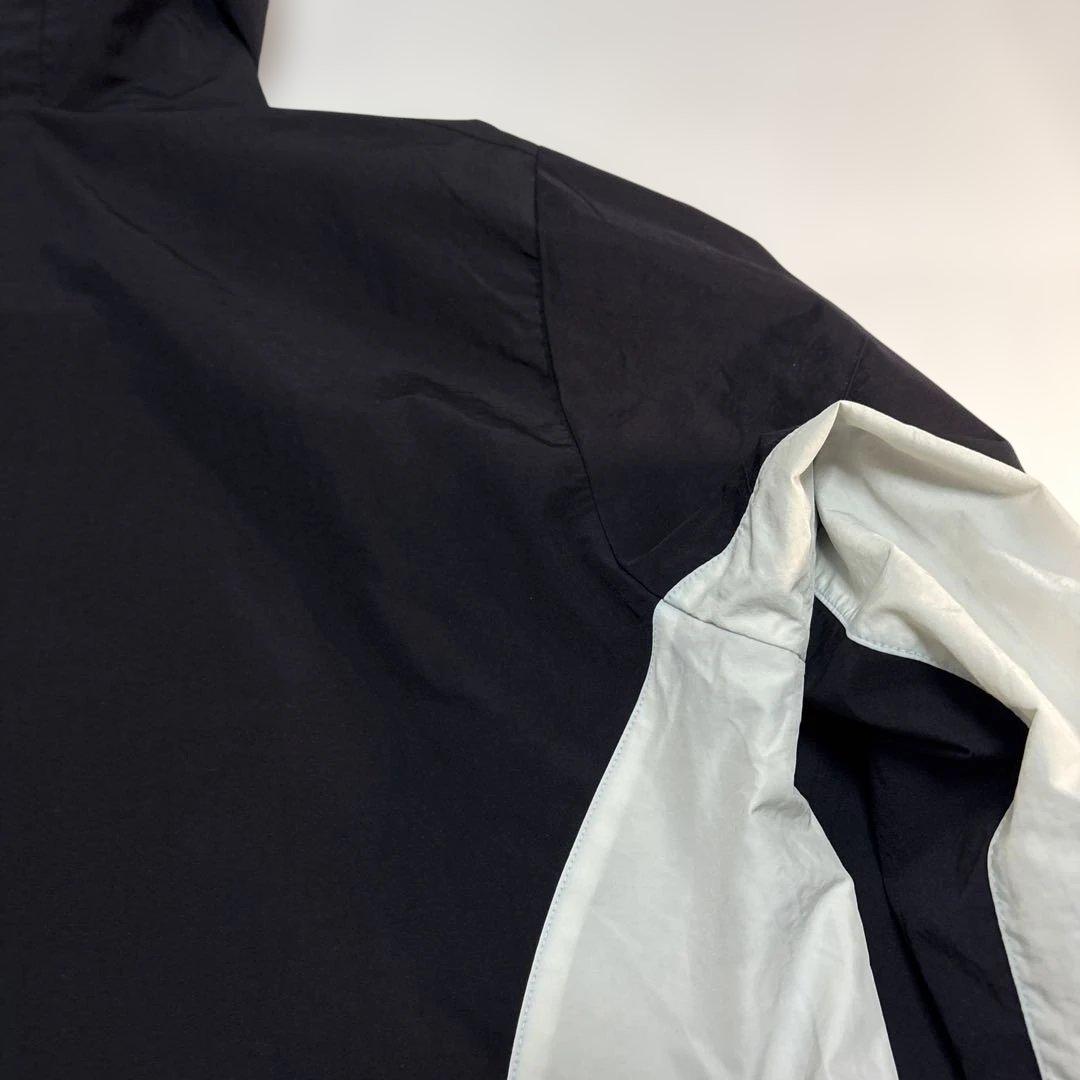 マルボンゴルフ風 アノラックパーカー ハーフジップ ブラック XL