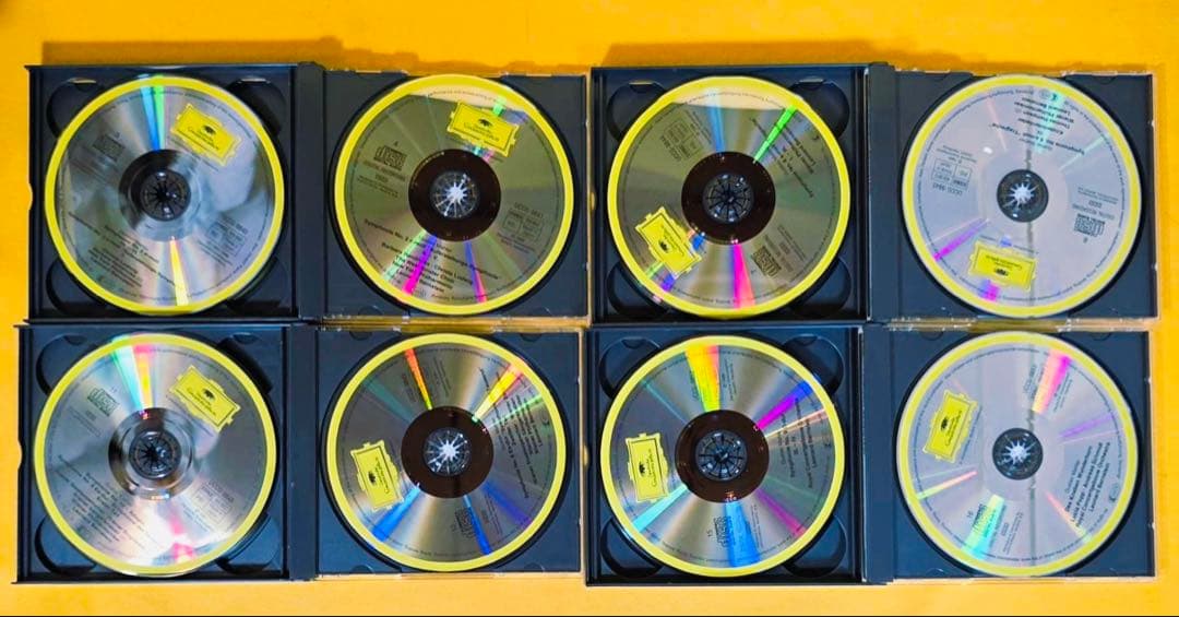 激レア生産限定版バーンスタイン指揮マーラー交響曲全集歌曲集16枚組CD帯解説書