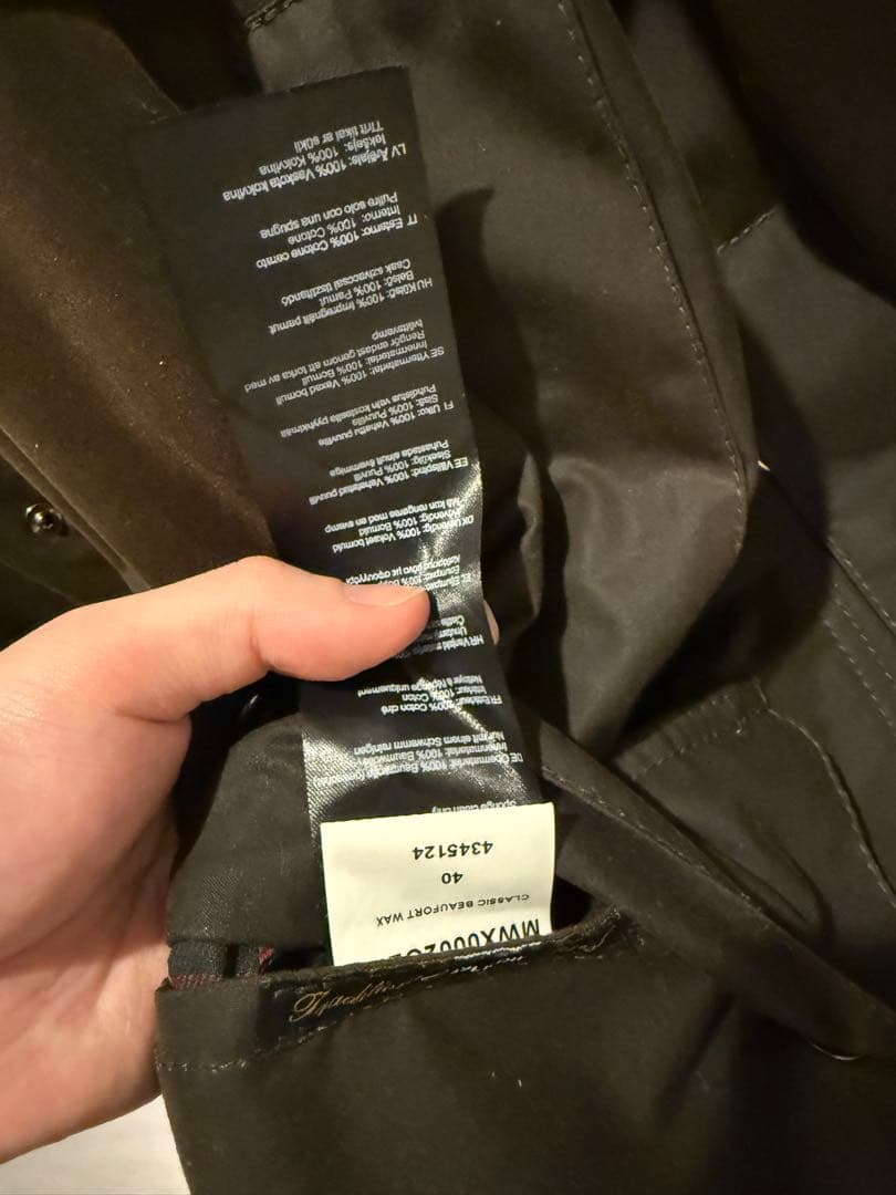 【チクリン】バブアー クラシック ビューフォート オリーブ 40