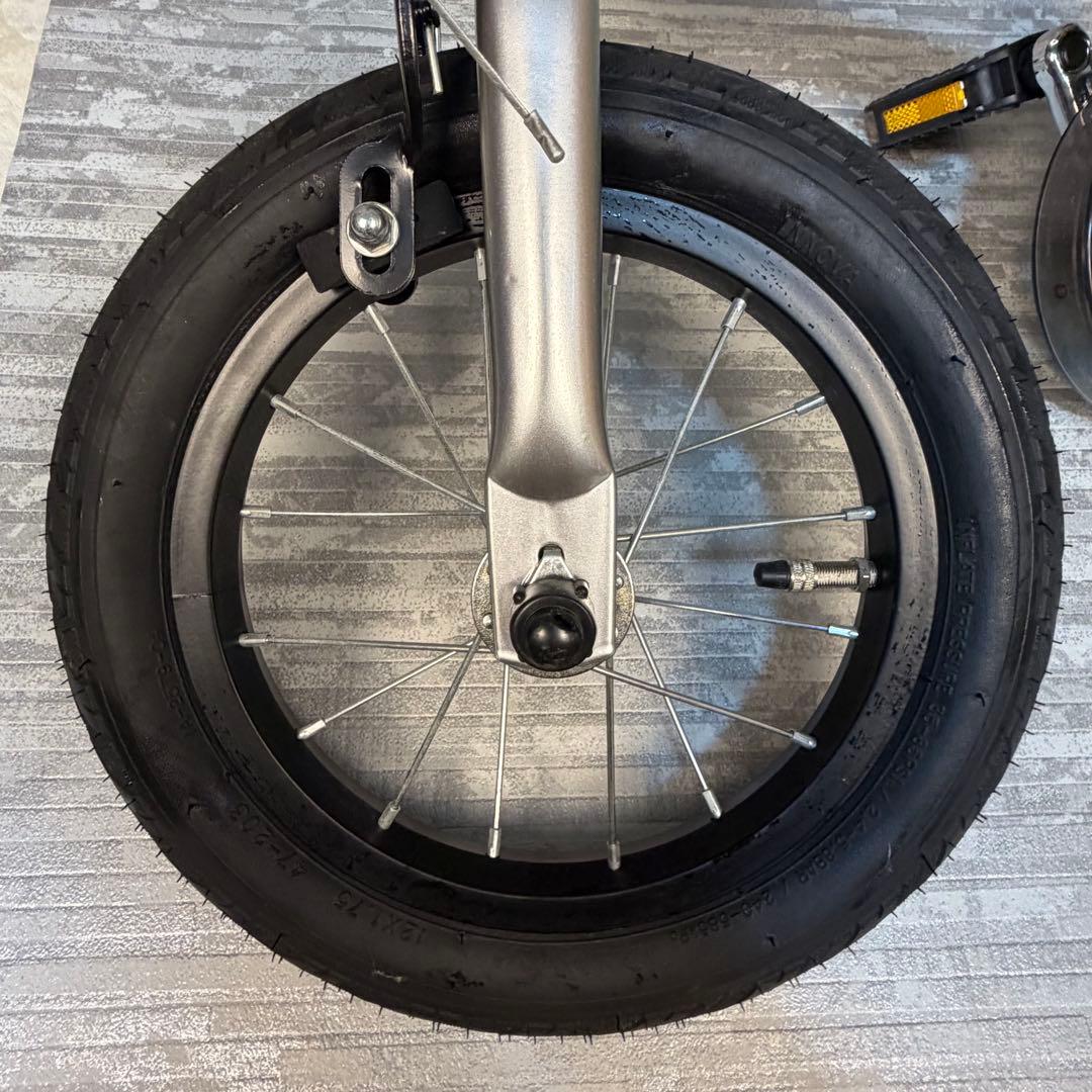 【美品】へんしんバイク　グリーン　自転車　キッズバイク　子供　12